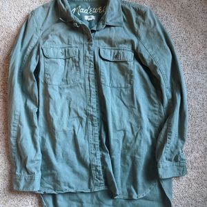 Madewell boyfriend button up
